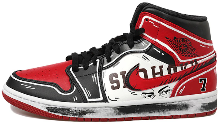 Jordan 1 Mid "Slam Dunk - Miyagi" 554725-074(Team拾玖-宫城良田女S-BOX) Order Jordan 1 Mid "Slam Dunk - Miyagi" 554725-074(Team拾玖-宫城良田女S-BOX)