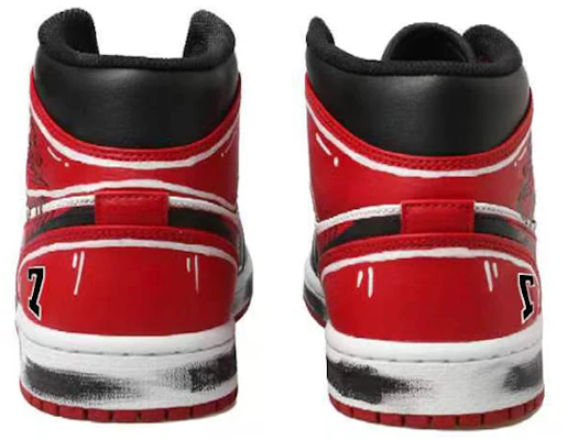 Jordan 1 Mid "Slam Dunk - Miyagi" 554725-074(Team拾玖-宫城良田女S-BOX) Details for Jordan 1 Mid "Slam Dunk - Miyagi" 554725-074(Team拾玖-宫城良田女S-BOX)