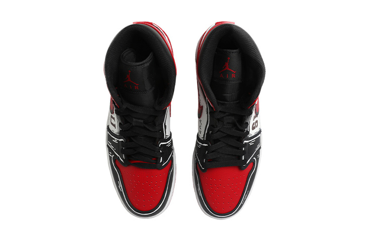 Purchase [Sepatu Custom] Air Jordan 1 Mid 'Slam Dunk - Ryukawa Kayo Graffiti' 554725-074(Team拾玖-流川枫女S-BOX)