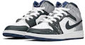 Lookbook 【訂製球鞋】Jordan Air Jordan 1 休閒百搭通風 防滑耐磨 中筒 復古籃球鞋 GS 黛藍灰白