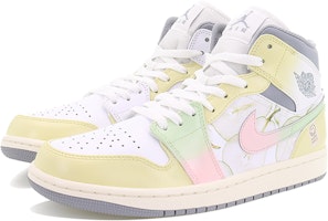 カスタムAJ1ミッド「笑顔の梨汁」(カスタム エアジョーダン1 ミッド「えがおのなしじる」) 554724-135(Team10-微笑牌鲜榨梨汁) Lookbook カスタムAJ1ミッド「笑顔の梨汁」(カスタム エアジョーダン1 ミッド「えがおのなしじる」) 554724-135(Team10-微笑牌鲜榨梨汁)