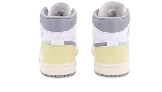 【定制球鞋】Jordan Air Jordan 1 Mid 微笑牌鮮榨梨汁 清新無梨 無鴨梨 中幫 復古籃球鞋 男款 白灰 Purchase 【定制球鞋】Jordan Air Jordan 1 Mid 微笑牌鮮榨梨汁 清新無梨 無鴨梨 中幫 復古籃球鞋 男款 白灰