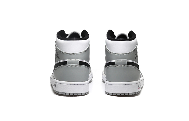 Purchase [Kasut Custom] Air Jordan 1 Mid 'Kelabu Asap Bunga' 554724-092(Team10--小花男烟灰QD)