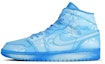 Buy 【客製化運動鞋】Jordan Air Jordan 1 Mid 浸染 雪花 聖誕節 中筒 復古籃球鞋 男款 藍色