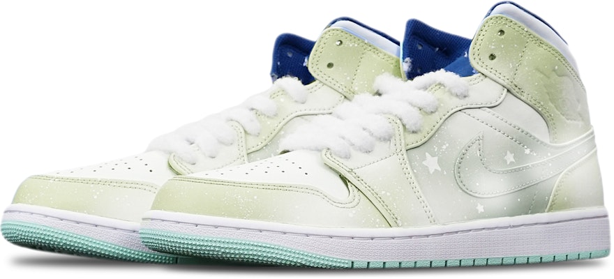 Jordan 1 Mid "Copo Navidad Macaron Matcha" 554724-413(TeamT-马卡龙抹茶融雪S-BOX) Order Jordan 1 Mid "Copo Navidad Macaron Matcha" 554724-413(TeamT-马卡龙抹茶融雪S-BOX)