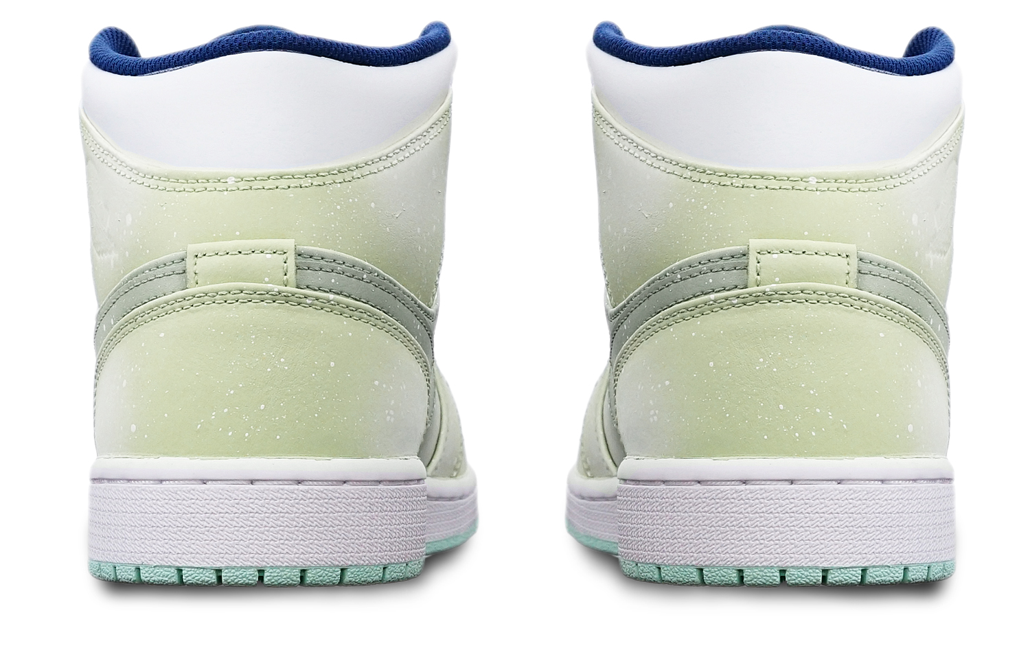 Purchase [定制鞋] Air Jordan 1 Mid '雪花圣诞马卡龙抹茶' 554724-413(TeamT-马卡龙抹茶融雪S-BOX)