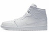 Sizing 【客製化運動鞋】Jordan Air Jordan 1 Mid 浸染 雪花 聖誕節 中筒 復古籃球鞋 男款 藍色