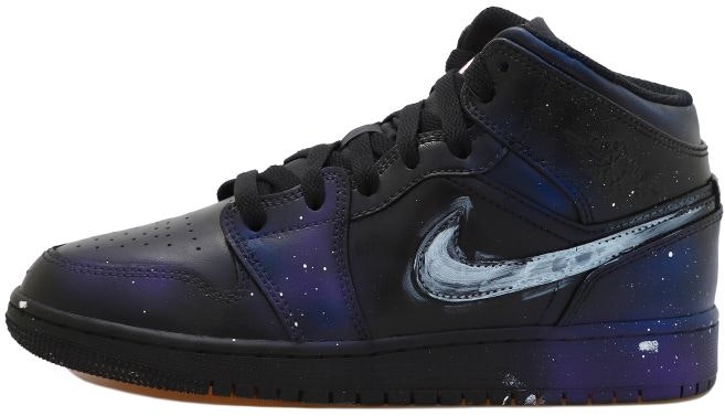 custom-shoes-air-jordan-1-mid-speckled-galaxy-vintage