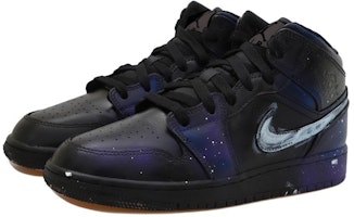 【定制鞋款】Air Jordan 1 Mid '斑点银河复古' DZ5329-001(Team拾玖-中帮星空男S-BOX) Lookbook 【定制鞋款】Air Jordan 1 Mid '斑点银河复古' DZ5329-001(Team拾玖-中帮星空男S-BOX)