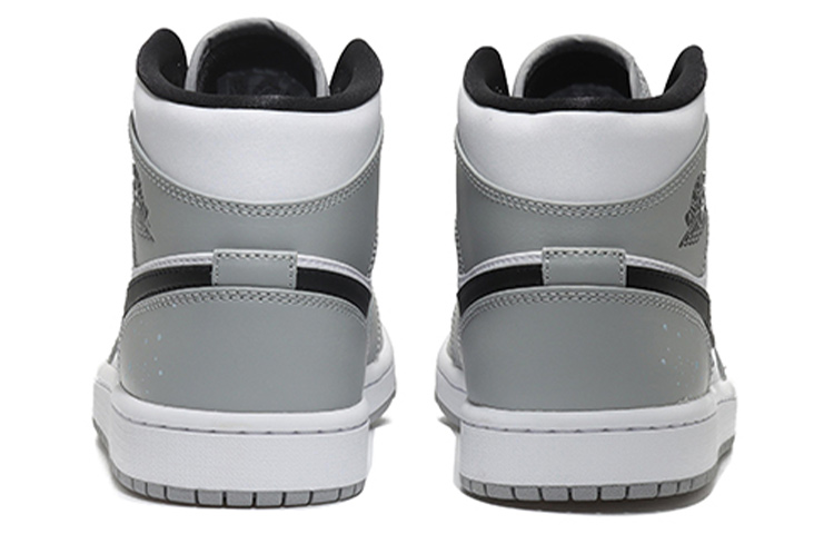 Purchase [定制鞋] Air Jordan 1 Mid '斑点雪花' 554724-092(Team10-冰雪奇缘男烟灰QD)