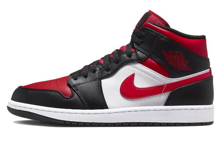 Details for 【訂製球鞋】 Jordan Air Jordan 1 Mid 莓刻 朋客蜘蛛 蜘蛛俠搖滾 中筒 復古籃球鞋 男款 黑紅藍