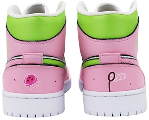 定制鞋款 Air Jordan 1 Mid '海绵宝宝 & 派大星' 554724-126(Team叁-男款海绵宝宝派大星粉绿) Shop 定制鞋款 Air Jordan 1 Mid '海绵宝宝 & 派大星' 554724-126(Team叁-男款海绵宝宝派大星粉绿)