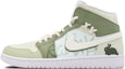 Buy 에어 조던 1 미드 '봄맞이 초록 토끼' (Air Jordan 1 Mid 'Spring Green Bunny') 554725-130(Team53-女款春日暖兔)
