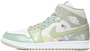 커스텀 에어 조던 1 미드 '봄 유화' (Keoseutom Eeo Jodeon 1 Mideu 'Bom Yuhwa') 554724-082(Team10-春意油画) Buy 커스텀 에어 조던 1 미드 '봄 유화' (Keoseutom Eeo Jodeon 1 Mideu 'Bom Yuhwa') 554724-082(Team10-春意油画)