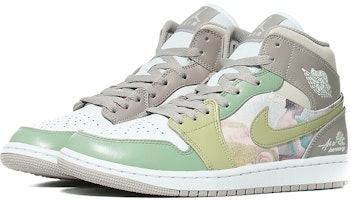 커스텀 에어 조던 1 미드 '봄 유화' (Keoseutom Eeo Jodeon 1 Mideu 'Bom Yuhwa') 554724-082(Team10-春意油画) Lookbook 커스텀 에어 조던 1 미드 '봄 유화' (Keoseutom Eeo Jodeon 1 Mideu 'Bom Yuhwa') 554724-082(Team10-春意油画)