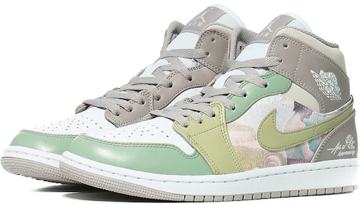 【カスタムシューズ】エアジョーダン1 ミッド「春の油絵」 554724-082(Team10-春意油画) Lookbook 【カスタムシューズ】エアジョーダン1 ミッド「春の油絵」 554724-082(Team10-春意油画)