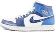 Buy 에어 조던 1 미드 '별밤 블루' (커스텀) 554724-135(Team39-AMY73星空蓝)