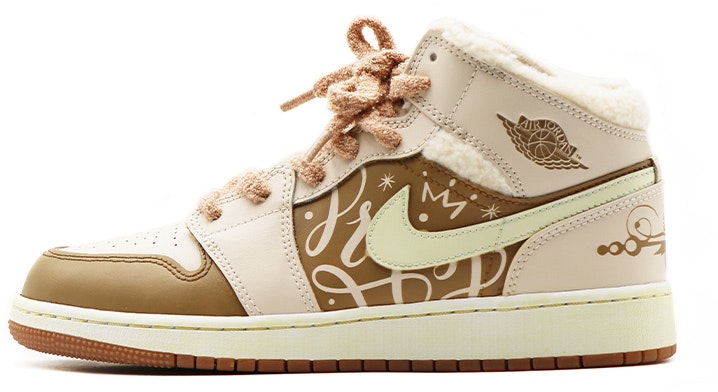 custom-shoes-air-jordan-1-mid-steam-puppet-brown-yellow