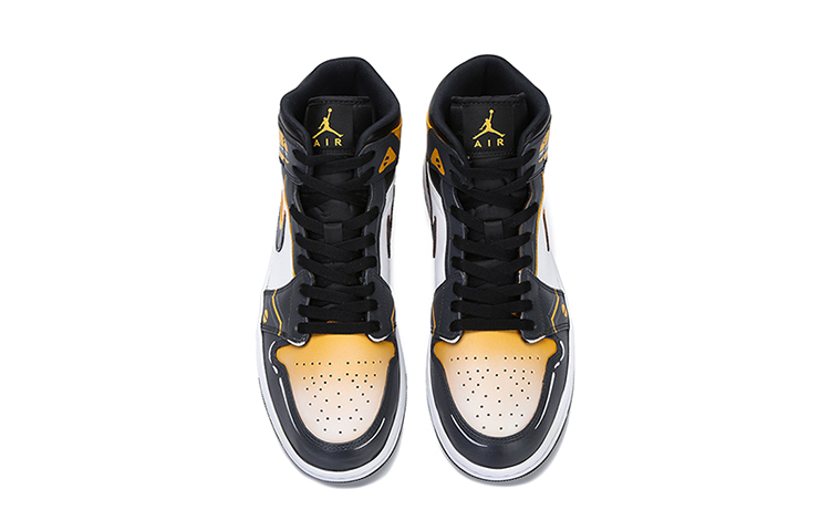 Shop [Kasut Custom] Air Jordan 1 Mid 'SteamPunk Mekanikal' 554724-170(Team拾陆-喷绘篮球鞋男女款)