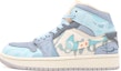 Buy 【客製球鞋】 Jordan Air Jordan 1 Mid 夏日果凍 新月 夏日清新 中筒 復古籃球鞋 GS 藍色