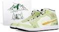 Buy 에어 조던 1 미드 '여름 캠프' (연두 노랑) 554724-132(Team36-男款户外风)