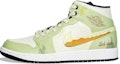 Order 에어 조던 1 미드 '여름 캠프' (연두 노랑) 554724-132(Team36-男款户外风)