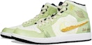 Shop 에어 조던 1 미드 '여름 캠프' (연두 노랑) 554724-132(Team36-男款户外风)