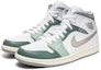 Shop 에어 조던 1 미드 '여름 초록' (커스텀) 554724-135(TeamB-复古青石绿S-BOX)