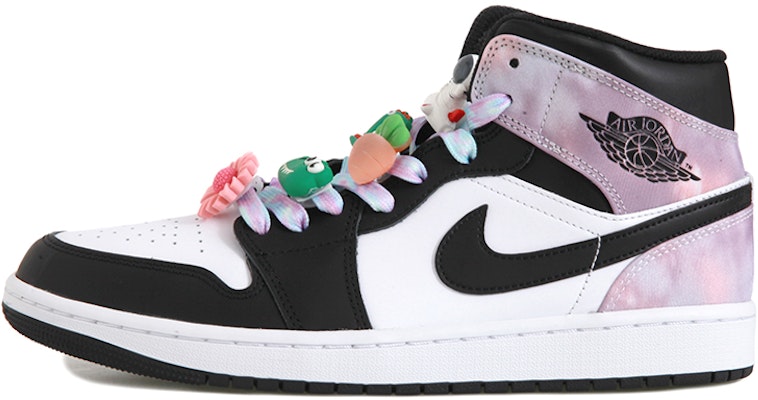 Zapatillas Air Jordan 1 Mid 'Girasol Dinosaurio Negro Blanco Rosa' DM1200-001(Team拾玖-男款深扎染QD) Buy Zapatillas Air Jordan 1 Mid 'Girasol Dinosaurio Negro Blanco Rosa' DM1200-001(Team拾玖-男款深扎染QD)