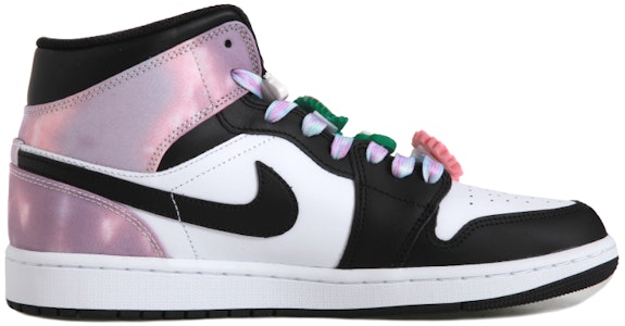 Zapatillas Air Jordan 1 Mid 'Girasol Dinosaurio Negro Blanco Rosa' DM1200-001(Team拾玖-男款深扎染QD) Order Zapatillas Air Jordan 1 Mid 'Girasol Dinosaurio Negro Blanco Rosa' DM1200-001(Team拾玖-男款深扎染QD)
