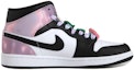 Order Zapatillas Air Jordan 1 Mid 'Girasol Dinosaurio Negro Blanco Rosa' DM1200-001(Team拾玖-男款深扎染QD)