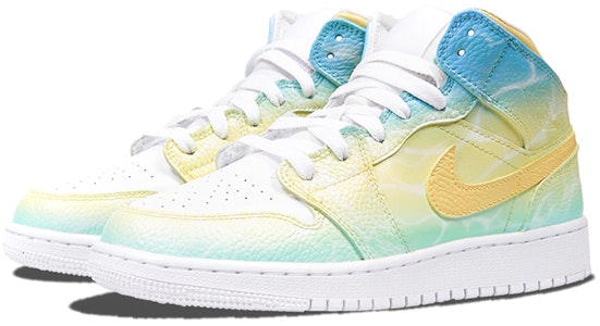 커스텀 에어 조던 1 미드 '선샤인 비치 그라디언트' 554724-130(TeamP-男女款夏日主题渐变黄蓝) Lookbook 커스텀 에어 조던 1 미드 '선샤인 비치 그라디언트' 554724-130(TeamP-男女款夏日主题渐变黄蓝)
