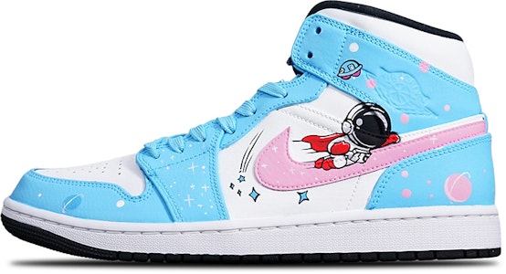 Zapatillas personalizadas Air Jordan 1 Mid 'Superman Astronaut Navidad' 554724-075(TeamT-圣诞超人S-BOX) Order Zapatillas personalizadas Air Jordan 1 Mid 'Superman Astronaut Navidad' 554724-075(TeamT-圣诞超人S-BOX)