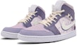 Lookbook 【定制球鞋】Jordan Air Jordan 1 Mid 藤蘿紫兔 甜心溫柔風 高街 復古籃球鞋 男款 紫色