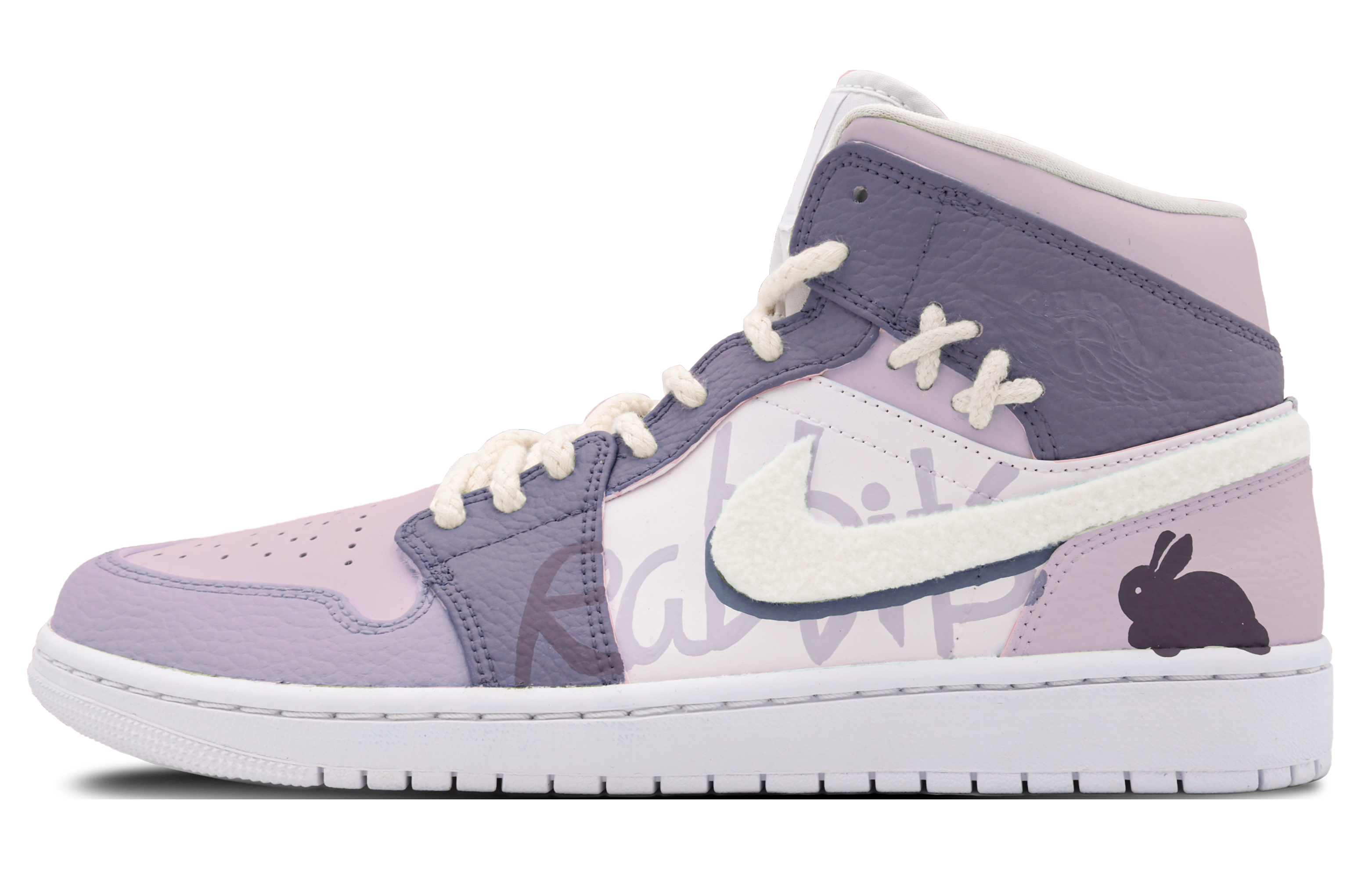 Buy [Custom Shoes] Air Jordan 1 Mid 'Sweetheart Lilac'