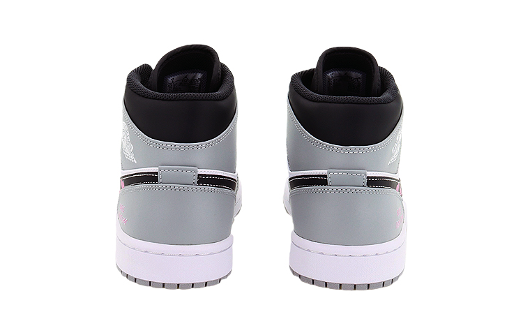 Purchase [Sepatu Kustom] Air Jordan 1 Mid 'Sweetheart Party' Wanita 554724-078(Team10-粉心派对)