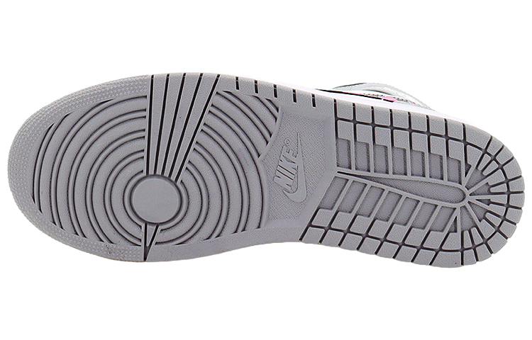 Details for [Sepatu Kustom] Air Jordan 1 Mid 'Sweetheart Party' Wanita 554724-078(Team10-粉心派对)