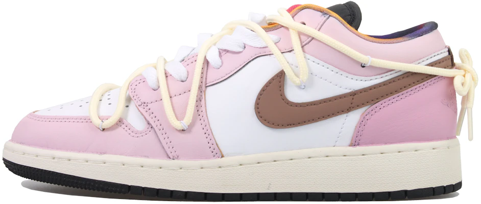 【訂製球鞋】Jordan Air Jordan 1 Wear Away 甜心玫瑰 中筒 復古籃球鞋 GS 粉白 Buy 【訂製球鞋】Jordan Air Jordan 1 Wear Away 甜心玫瑰 中筒 復古籃球鞋 GS 粉白