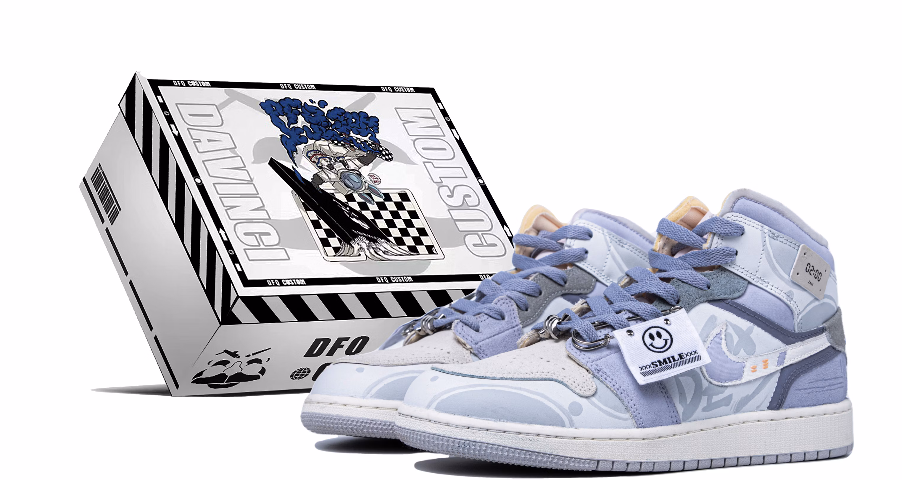 custom-shoes-air-jordan-1-mid-taro-planet-graffiti