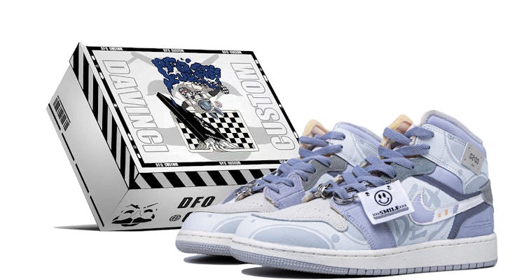 【カスタムシューズ】エアジョーダン1ミッド 'タロープラネットグラフィティ' DQ3726-100(TeamM-女款香芋星球S-BOX) Buy 【カスタムシューズ】エアジョーダン1ミッド 'タロープラネットグラフィティ' DQ3726-100(TeamM-女款香芋星球S-BOX)