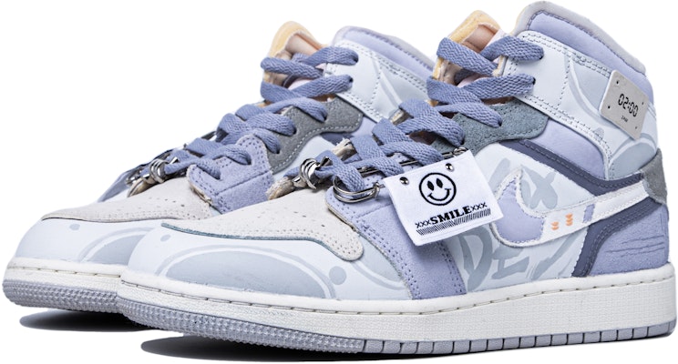 【カスタムシューズ】エアジョーダン1ミッド 'タロープラネットグラフィティ' DQ3726-100(TeamM-女款香芋星球S-BOX) Shop 【カスタムシューズ】エアジョーダン1ミッド 'タロープラネットグラフィティ' DQ3726-100(TeamM-女款香芋星球S-BOX)