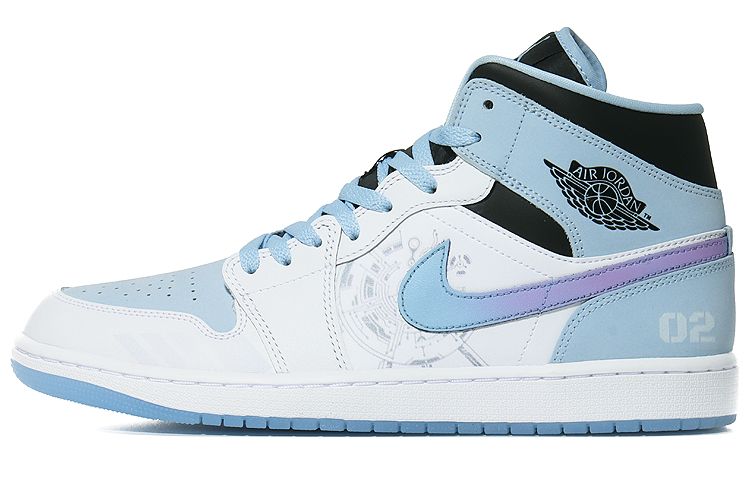 Buy [カスタムシューズ] エアジョーダン1ミッド「テックブループリント」 DV1308-104(Team10-尖峰宇宙）