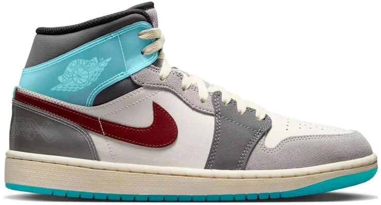 【訂製球鞋】 Jordan Air Jordan 1 電動潮流 科技藍圖 電競競技 潮流復古 中筒 復古籃球鞋 男款 白灰藍 Order 【訂製球鞋】 Jordan Air Jordan 1 電動潮流 科技藍圖 電競競技 潮流復古 中筒 復古籃球鞋 男款 白灰藍