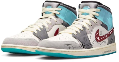 에어 조던 1 미드 '테크 블루프린트' (커스텀) FB1870-161(Team56-电竞竞技) Lookbook 에어 조던 1 미드 '테크 블루프린트' (커스텀) FB1870-161(Team56-电竞竞技)