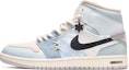 Buy 【定制鞋款】Air Jordan 1 Mid '蓝色灰色扎染' DM9652-100(TeamE-男款雪花蓝白灰)
