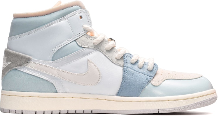 【定制鞋款】Air Jordan 1 Mid '蓝色灰色扎染' DM9652-100(TeamE-男款雪花蓝白灰) Order 【定制鞋款】Air Jordan 1 Mid '蓝色灰色扎染' DM9652-100(TeamE-男款雪花蓝白灰)