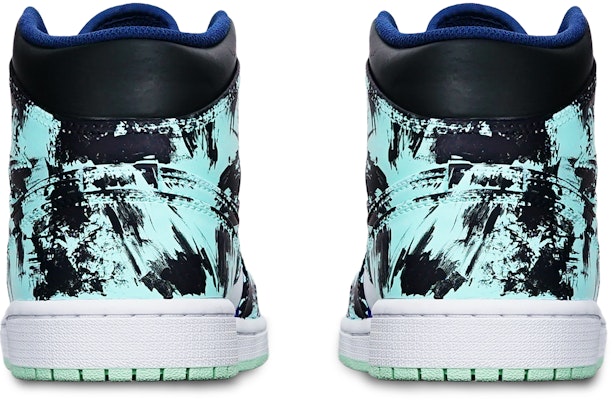 カスタムAJ1ミッド "ティファニーブルーインク染め" 554725-413(TeamT-水墨染蒂芙尼女S-BOX) Shop カスタムAJ1ミッド "ティファニーブルーインク染め" 554725-413(TeamT-水墨染蒂芙尼女S-BOX)