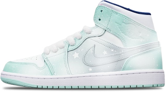 에어 조던 1 미드 '티파니 블루 눈꽃' (커스텀) 554724-413(TeamT-蒂芙尼绿融雪S-BOX) Order 에어 조던 1 미드 '티파니 블루 눈꽃' (커스텀) 554724-413(TeamT-蒂芙尼绿融雪S-BOX)
