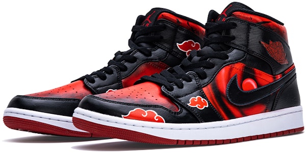 에어 조던 1 미드 '우치하 이타치 - 나루토' 커스텀 554724-074(TeamB-火影忍者鼬) Lookbook 에어 조던 1 미드 '우치하 이타치 - 나루토' 커스텀 554724-074(TeamB-火影忍者鼬)