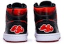 Shop 에어 조던 1 미드 '우치하 이타치 - 나루토' 커스텀 554724-074(TeamB-火影忍者鼬)